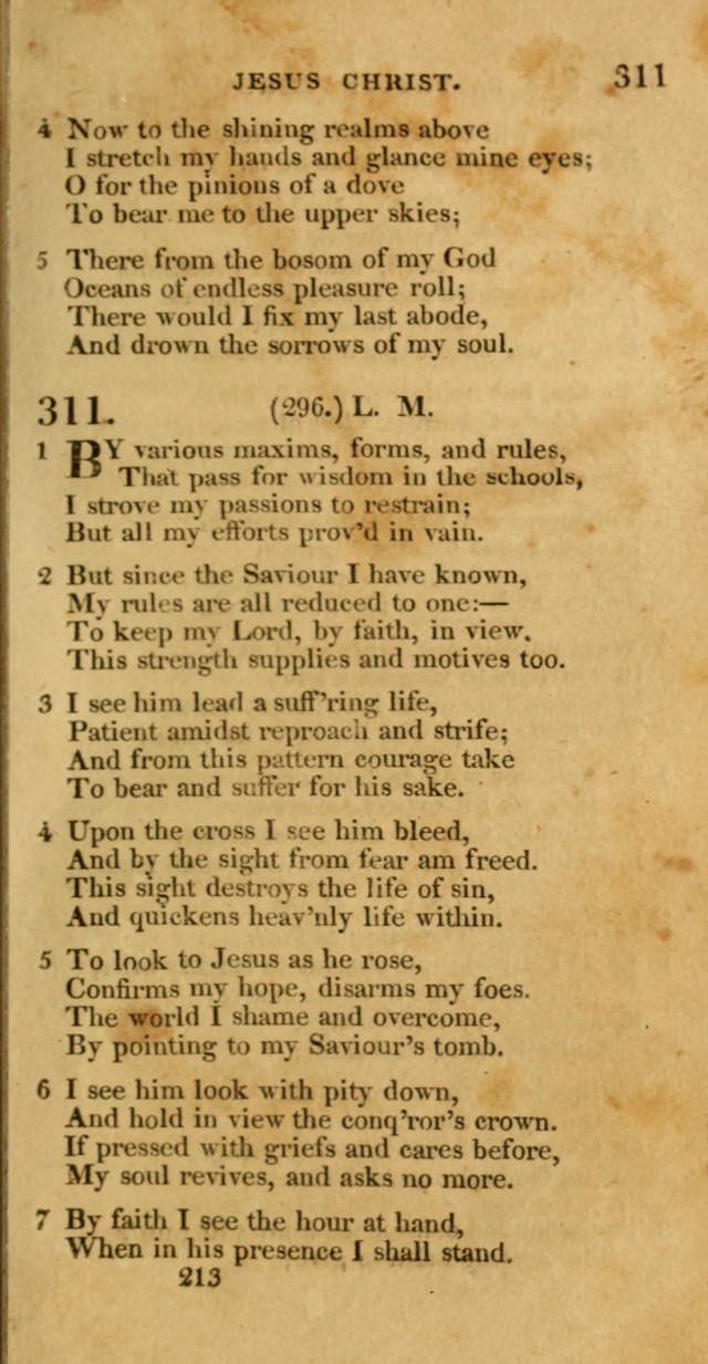 Hymns, Selected and Original: for public and private worship (1st ed.) page 213