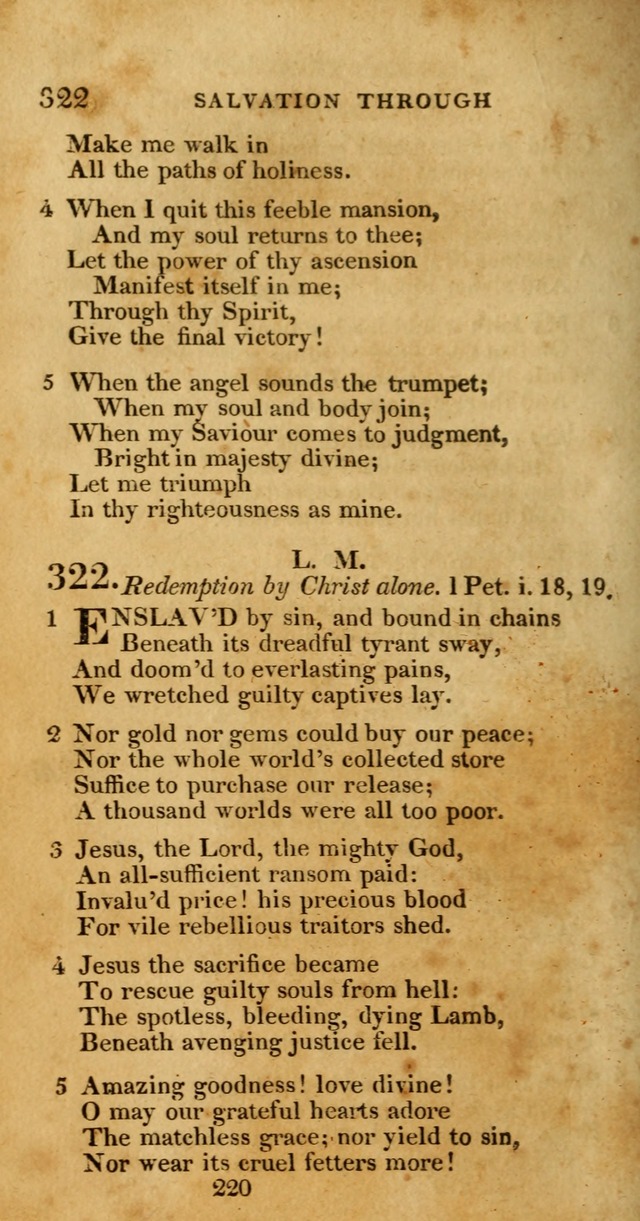 Hymns, Selected and Original: for public and private worship (1st ed.) page 220