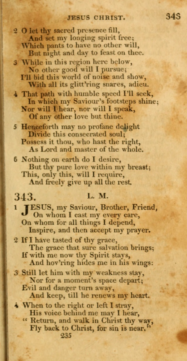 Hymns, Selected and Original: for public and private worship (1st ed.) page 235