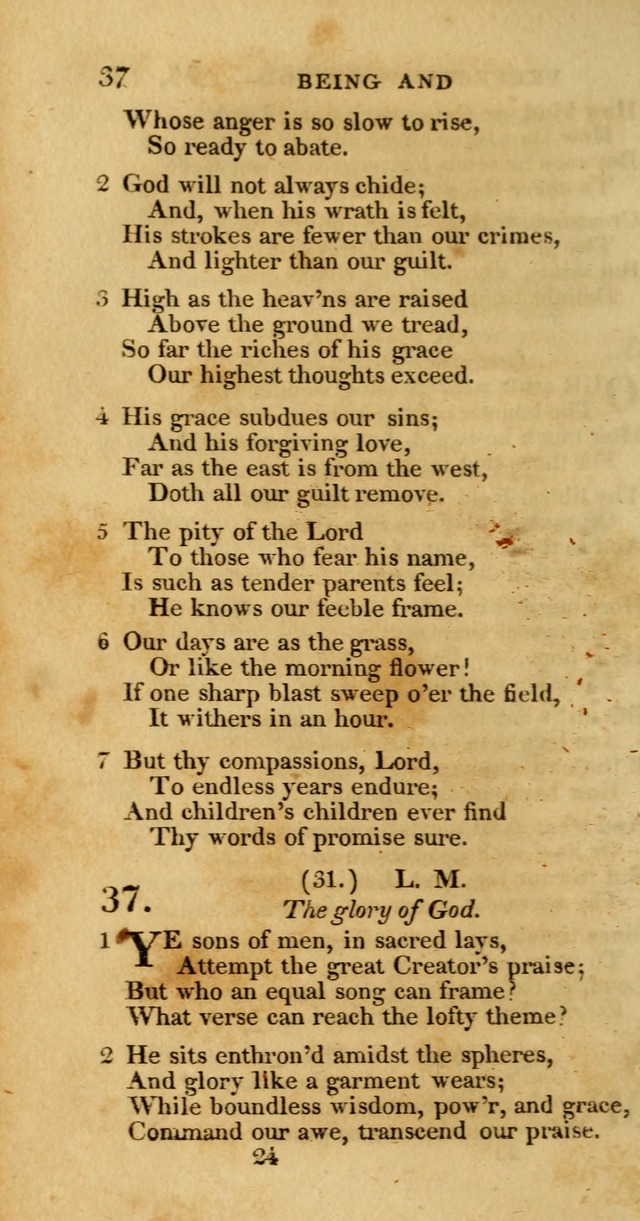 Hymns, Selected and Original: for public and private worship (1st ed.) page 24