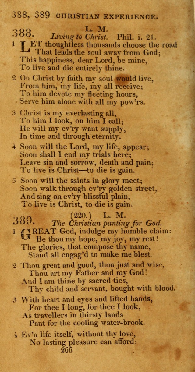 Hymns, Selected and Original: for public and private worship (1st ed.) page 266