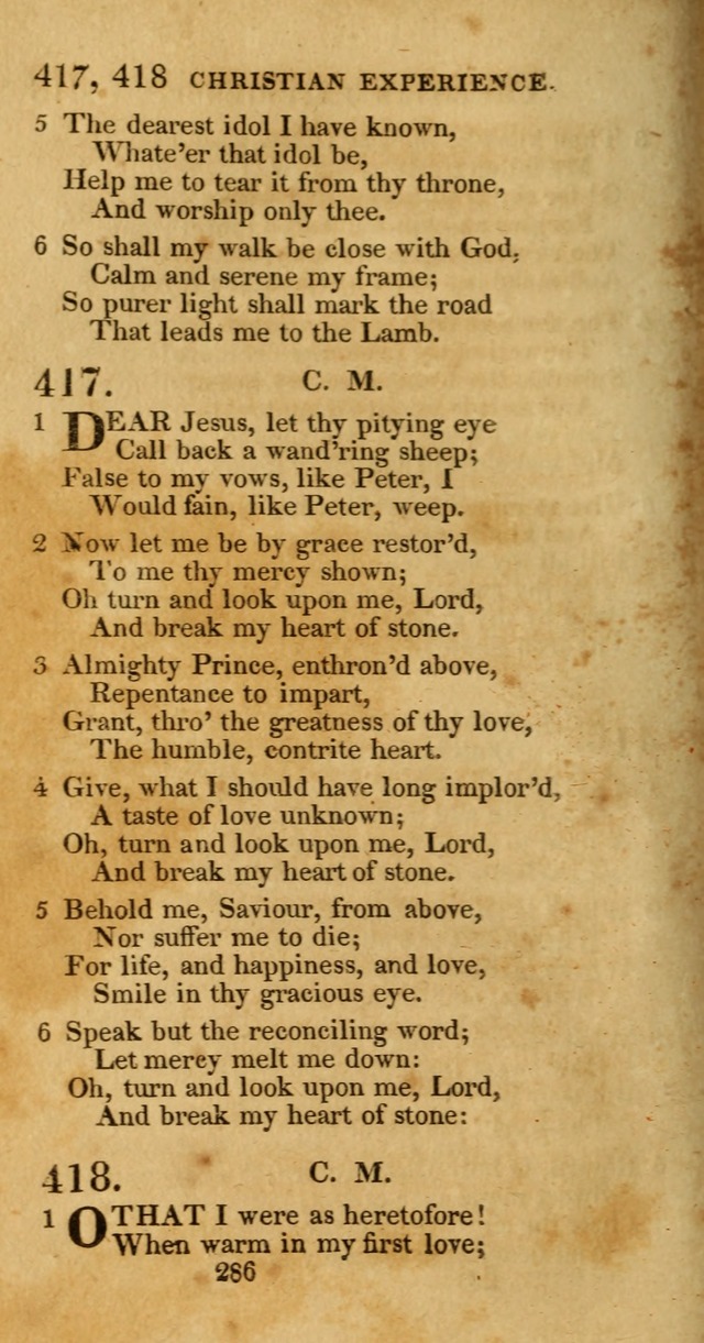Hymns, Selected and Original: for public and private worship (1st ed.) page 286