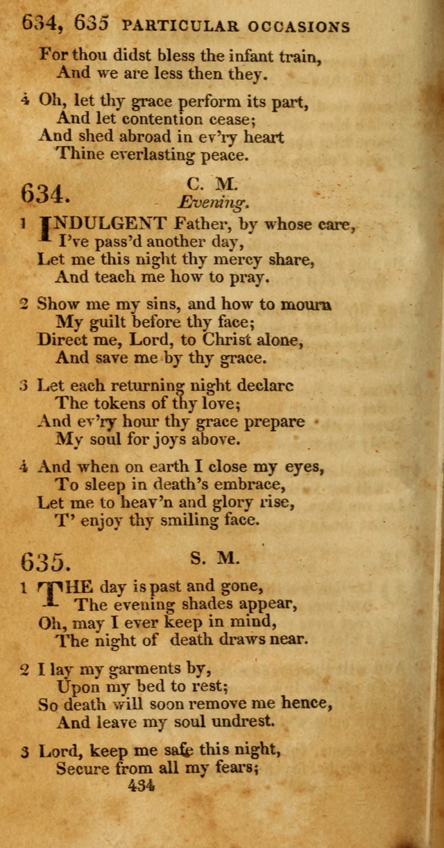 Hymns, Selected and Original: for public and private worship (1st ed.) page 434