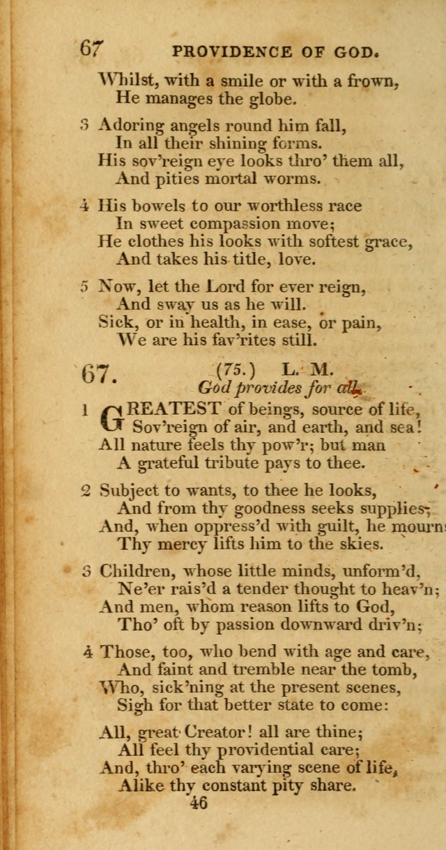 Hymns, Selected and Original: for public and private worship (1st ed.) page 46