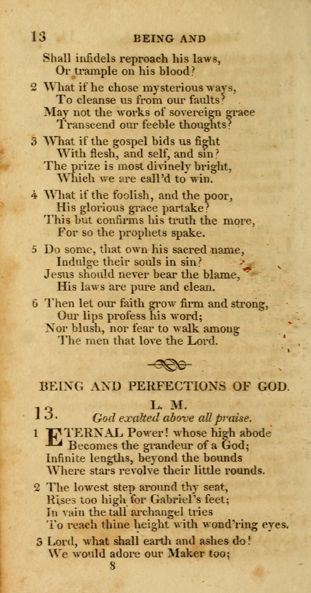 Hymns, Selected and Original: for public and private worship (1st ed.) page 8