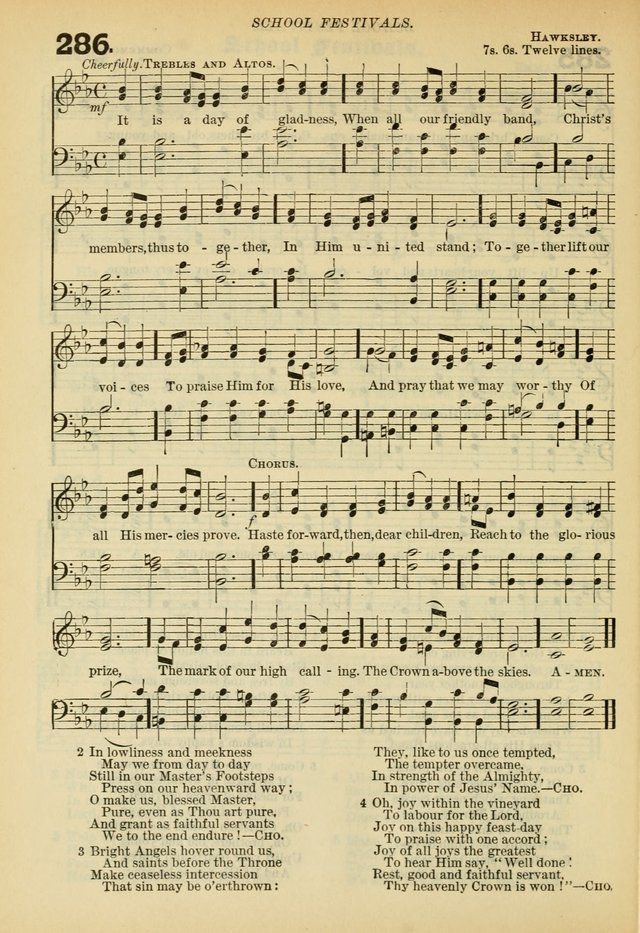 A Hymnal and Service Book for Sunday Schools, Day Schools, Guilds, Brotherhoods, etc. page 201