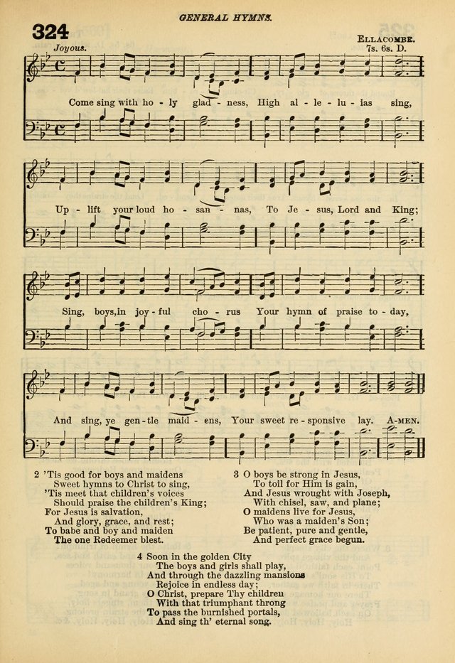 A Hymnal and Service Book for Sunday Schools, Day Schools, Guilds, Brotherhoods, etc. page 228