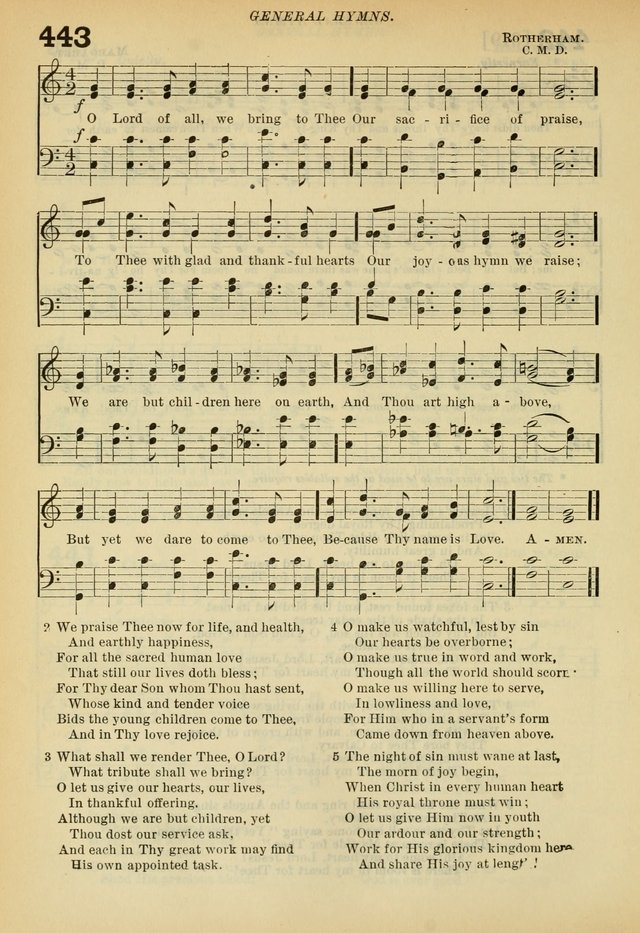 A Hymnal and Service Book for Sunday Schools, Day Schools, Guilds, Brotherhoods, etc. page 315