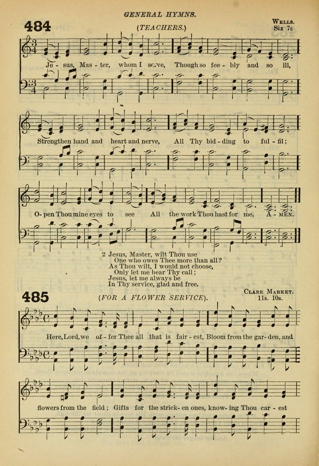 A Hymnal and Service Book for Sunday Schools, Day Schools, Guilds, Brotherhoods, etc. page 349