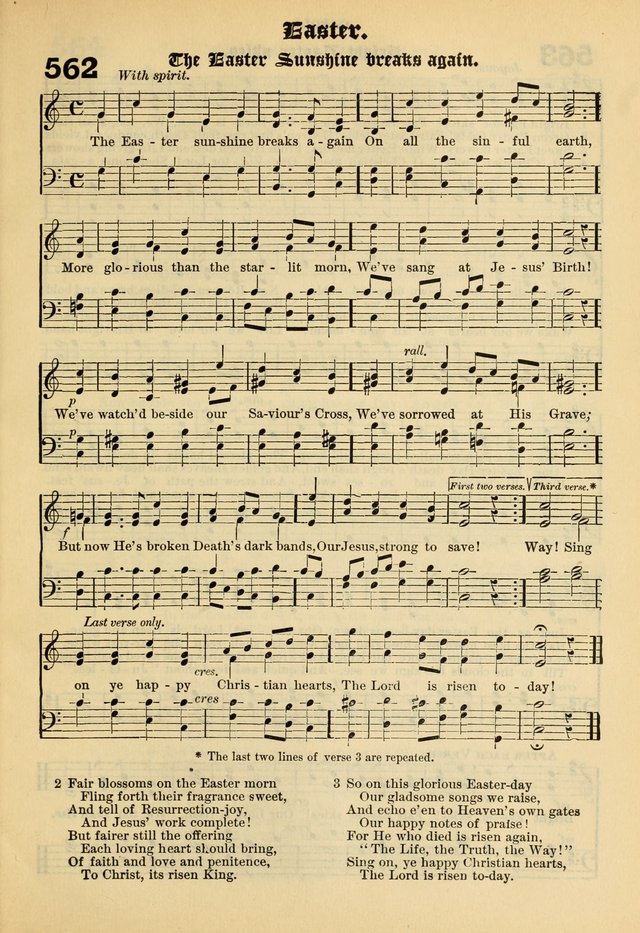 A Hymnal and Service Book for Sunday Schools, Day Schools, Guilds, Brotherhoods, etc. page 424