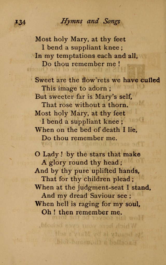 Hymns and Songs for Catholic Children page 134