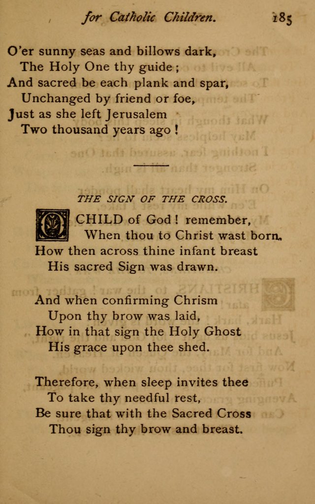Hymns and Songs for Catholic Children page 185