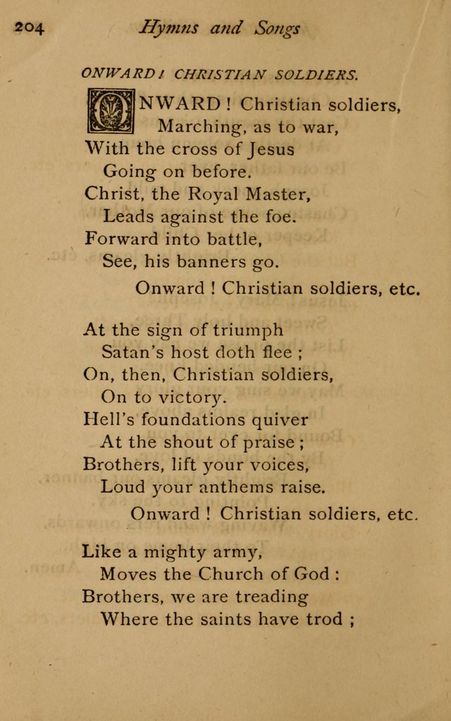 Hymns and Songs for Catholic Children page 204