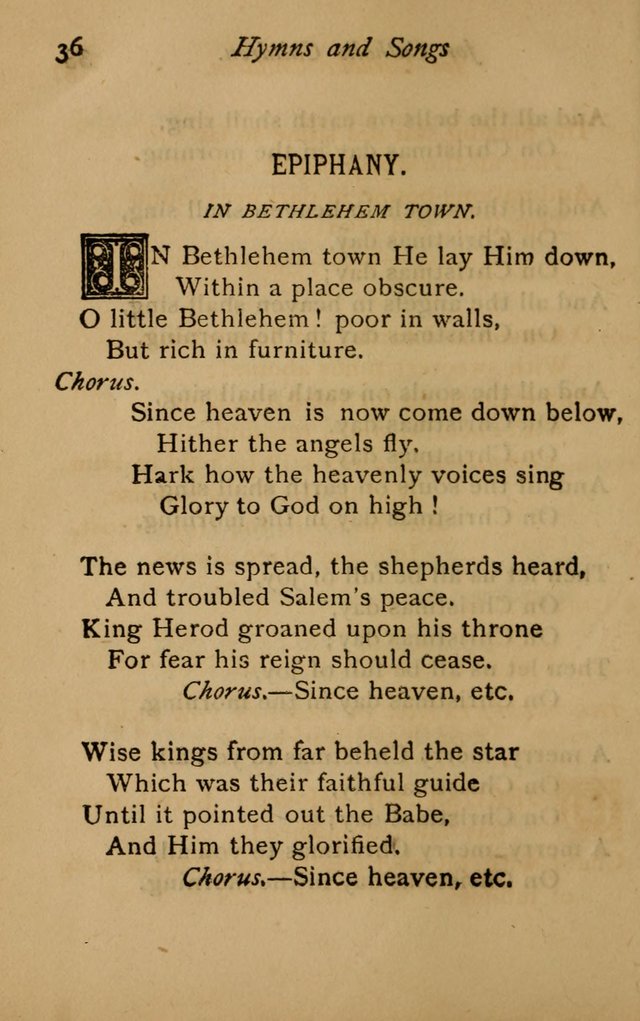 Hymns and Songs for Catholic Children page 36