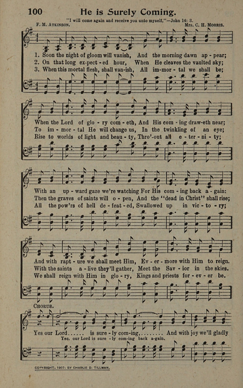 Hymns of the Second Coming of Our Lord Jesus Christ page 100