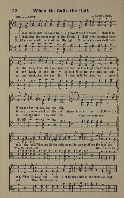 Hymns of the Second Coming of Our Lord Jesus Christ page 22