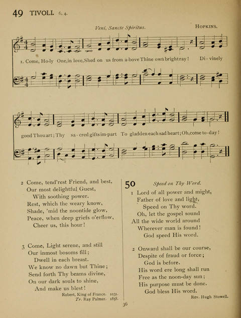 High School Hymnal: a collection of Psalms and Hymns for the use of High Schools and Seminaries page 28