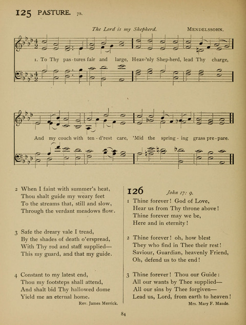 High School Hymnal: a collection of Psalms and Hymns for the use of High Schools and Seminaries page 76