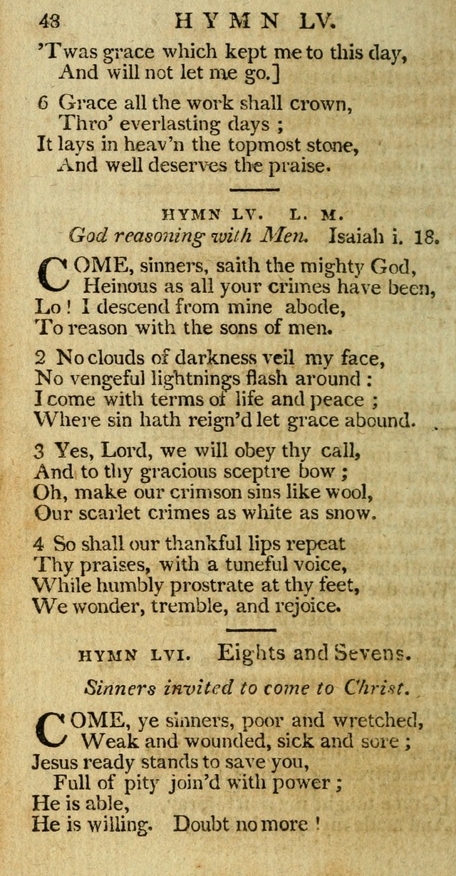 The Hartford Selection of Hymns from the most approved authors to which are added, a number never before published. page 55