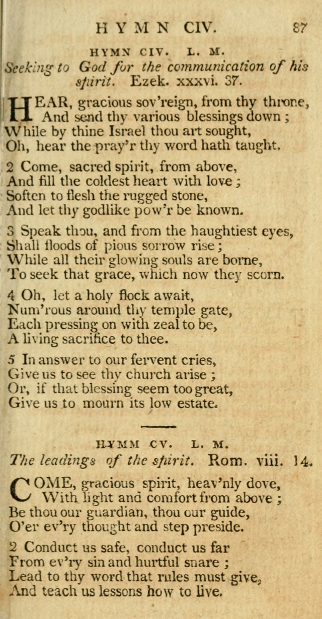 The Hartford Selection of Hymns from the most approved authors to which are added, a number never before published. page 96