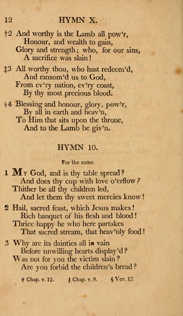 Hymns, Selected from the Most Approved Authors, for the use of Trinity Church, Boston page 13
