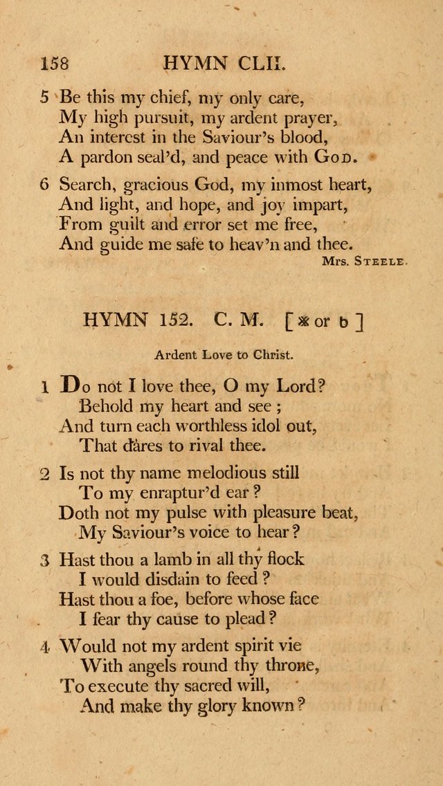 Hymns, Selected from the Most Approved Authors, for the use of Trinity Church, Boston page 159