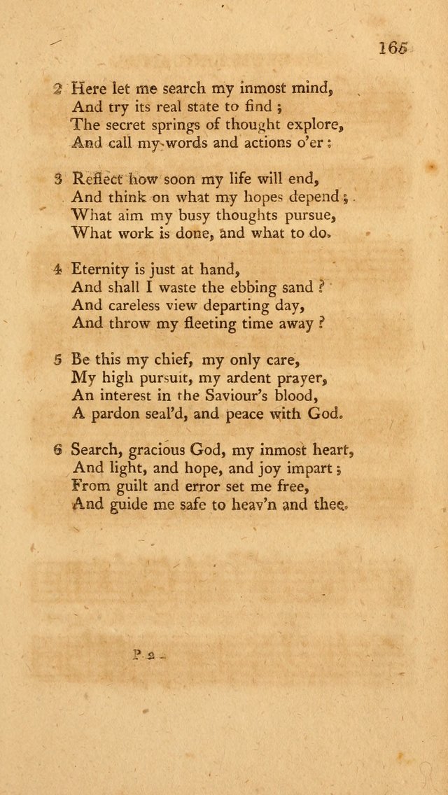 Hymns, Selected from the Most Approved Authors, for the use of Trinity Church, Boston page 166