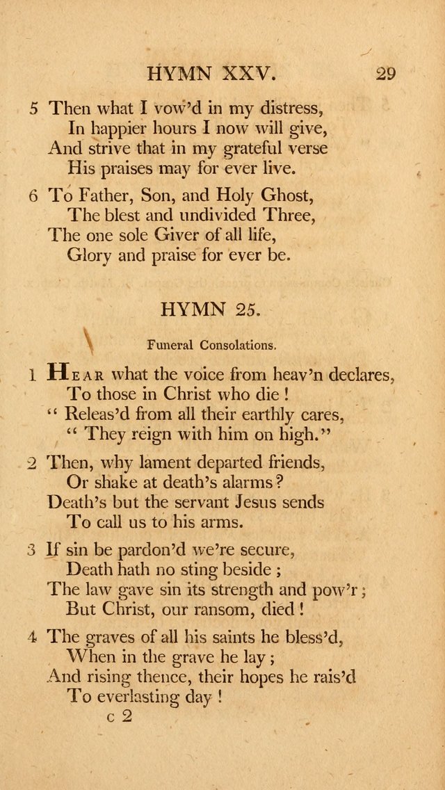 Hymns, Selected from the Most Approved Authors, for the use of Trinity Church, Boston page 30