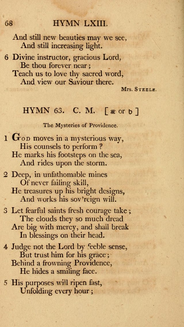 Hymns, Selected from the Most Approved Authors, for the use of Trinity Church, Boston page 69