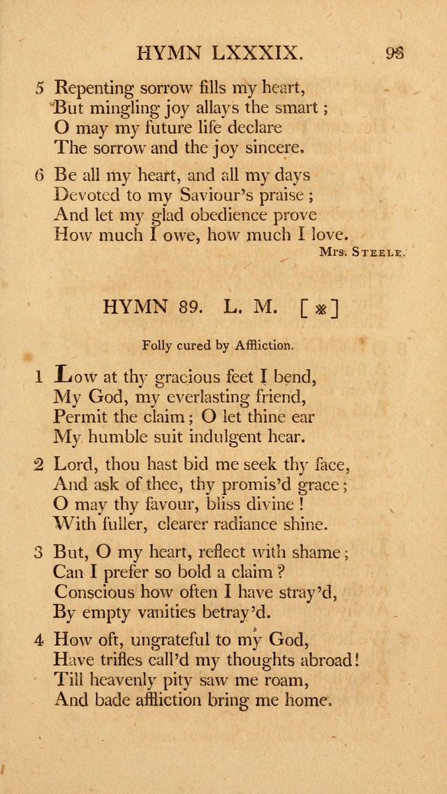 Hymns, Selected from the Most Approved Authors, for the use of Trinity Church, Boston page 94