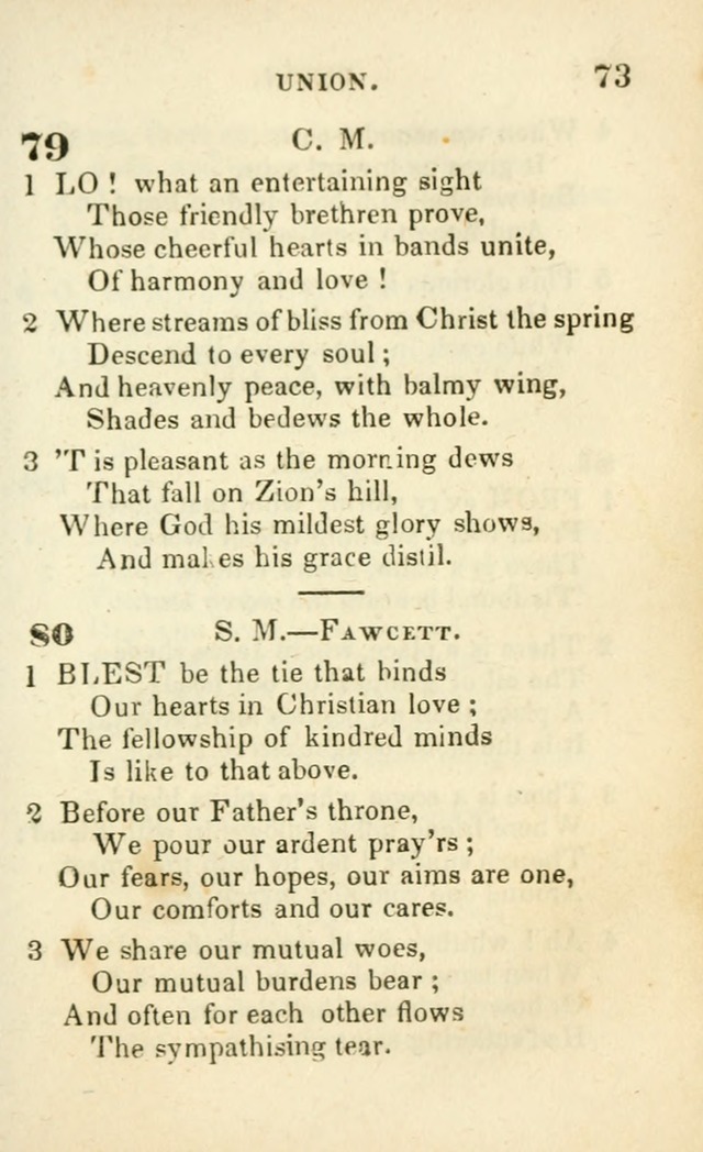Hymns for Social Meetings page 73