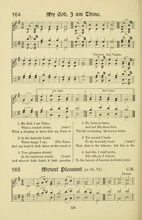 Hymns and Songs: for Mission Services and Conventions, with tunes (Enlarged ed.) page 118