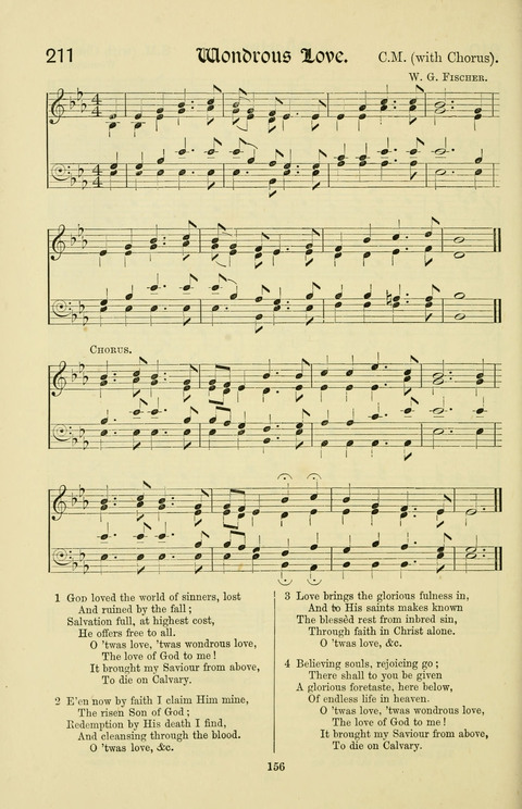 Hymns and Songs: for Mission Services and Conventions, with tunes (Enlarged ed.) page 156