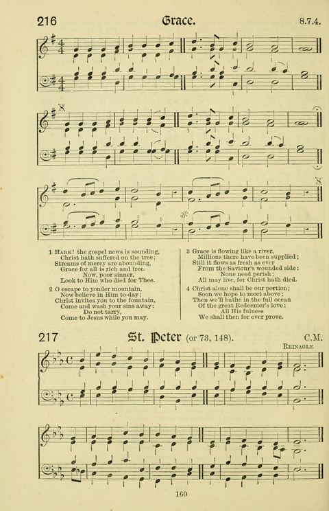 Hymns and Songs: for Mission Services and Conventions, with tunes (Enlarged ed.) page 160