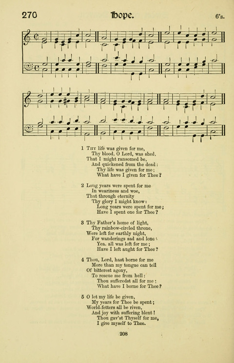Hymns and Songs: for Mission Services and Conventions, with tunes (Enlarged ed.) page 208