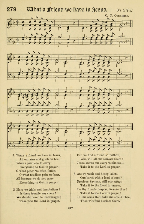 Hymns and Songs: for Mission Services and Conventions, with tunes (Enlarged ed.) page 217