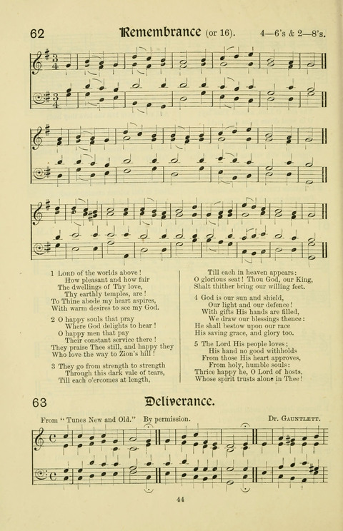 Hymns and Songs: for Mission Services and Conventions, with tunes (Enlarged ed.) page 44