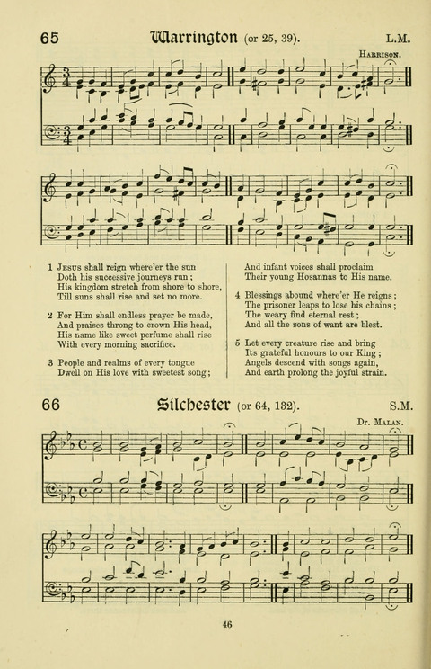 Hymns and Songs: for Mission Services and Conventions, with tunes (Enlarged ed.) page 46