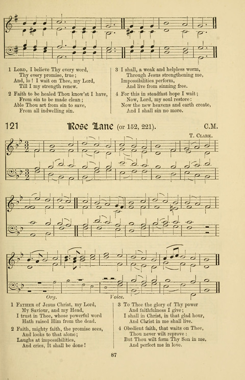Hymns and Songs: for Mission Services and Conventions, with tunes (Enlarged ed.) page 87