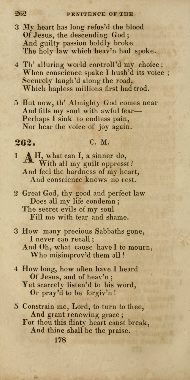 Hymns, Selected and Original, for Public and Private Worship page 178