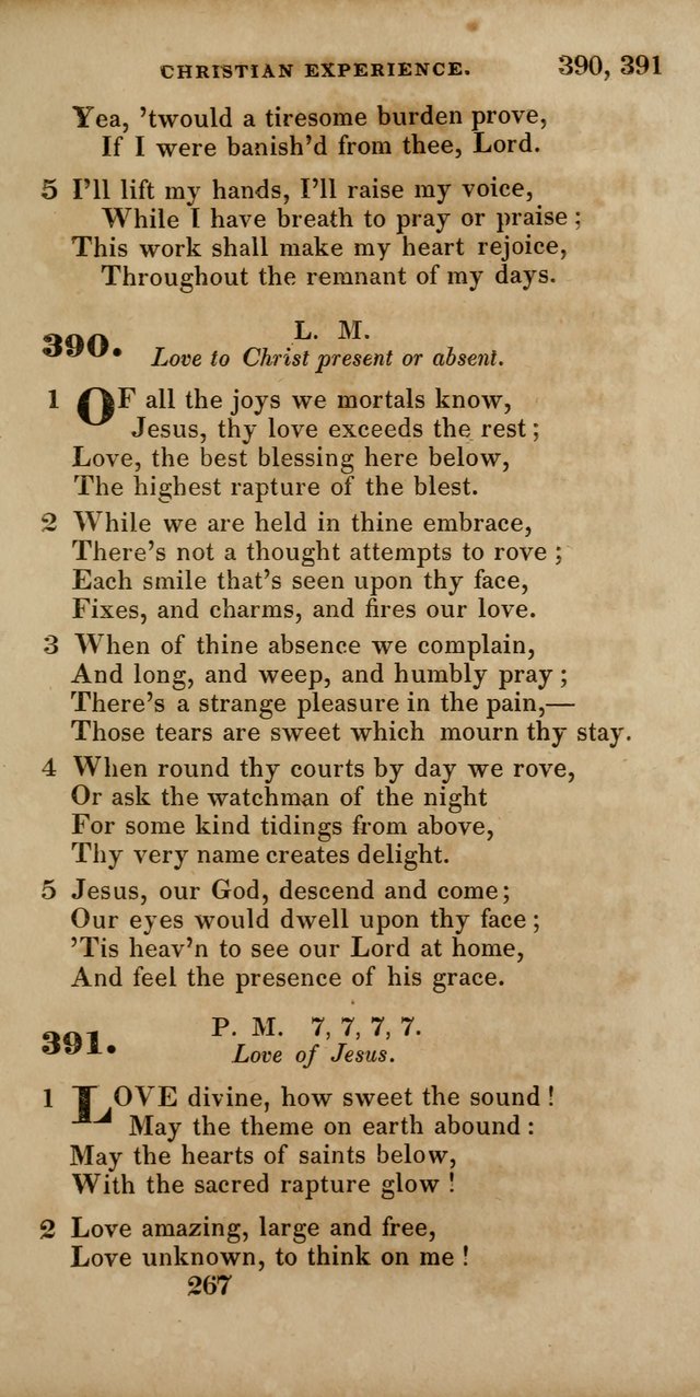 Hymns, Selected and Original, for Public and Private Worship page 267