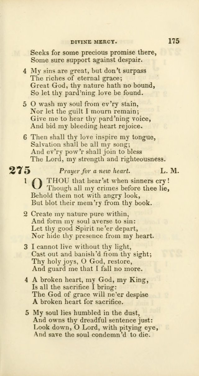 Hymns: selected and original, for public and private worship (60th ed., 1st rev. ed.) page 175