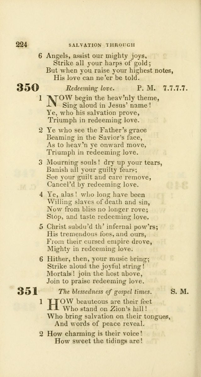 Hymns: selected and original, for public and private worship (60th ed., 1st rev. ed.) page 224
