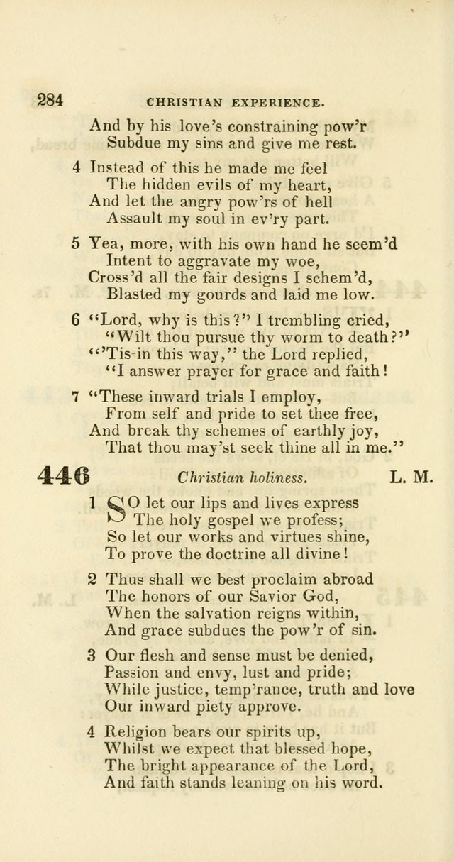 Hymns: selected and original, for public and private worship (60th ed., 1st rev. ed.) page 284
