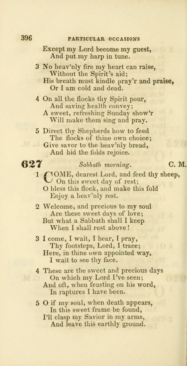 Hymns: selected and original, for public and private worship (60th ed., 1st rev. ed.) page 396