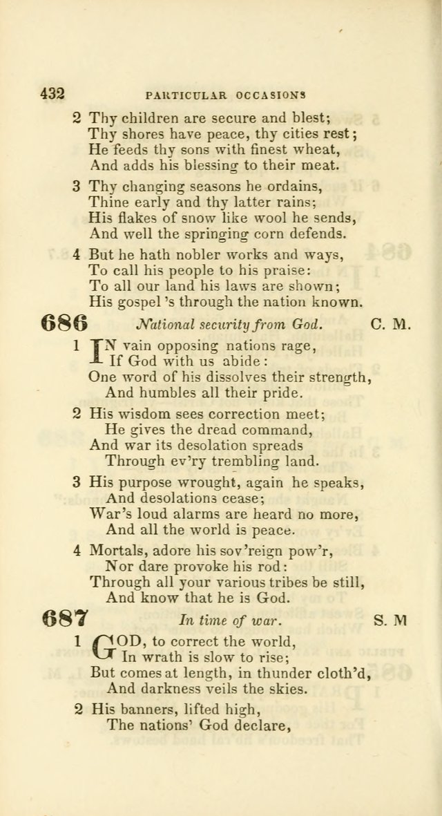 Hymns: selected and original, for public and private worship (60th ed., 1st rev. ed.) page 432