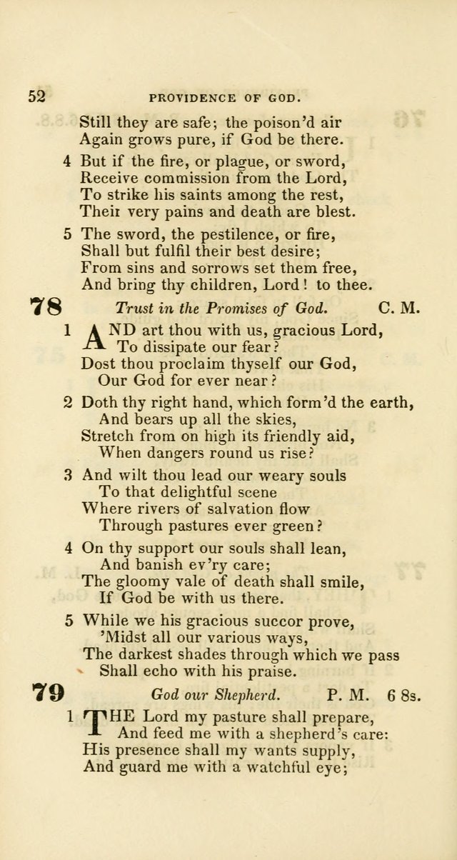 Hymns: selected and original, for public and private worship (60th ed., 1st rev. ed.) page 52