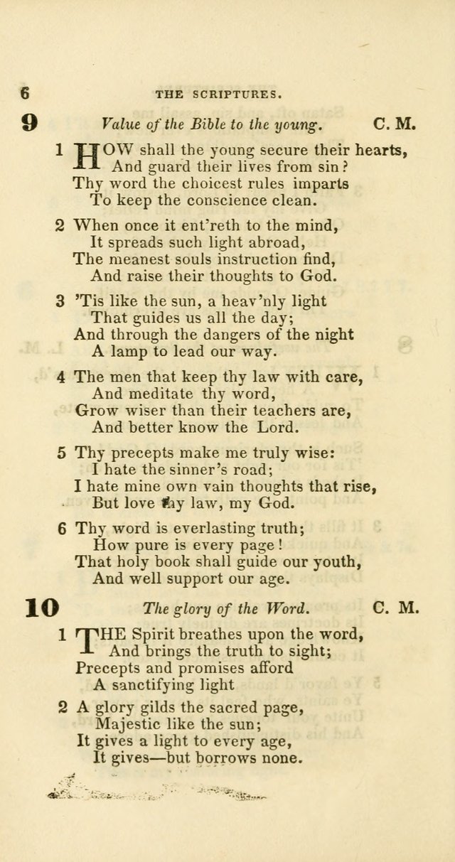 Hymns: selected and original, for public and private worship (60th ed., 1st rev. ed.) page 6