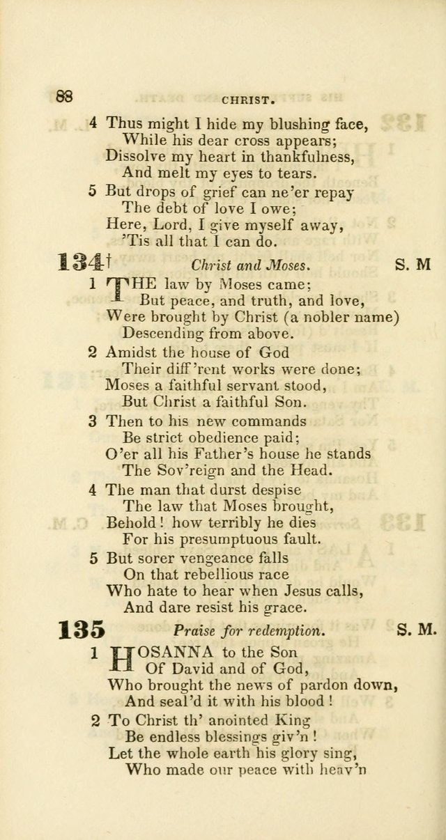 Hymns: selected and original, for public and private worship (60th ed., 1st rev. ed.) page 88