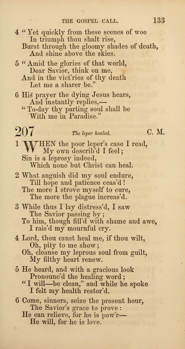 Hymns: selected and original, for public and  private worship (4th ed. 3rd rev. ed.) page 139